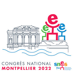 Logo congrès snes 2022 Montpellier